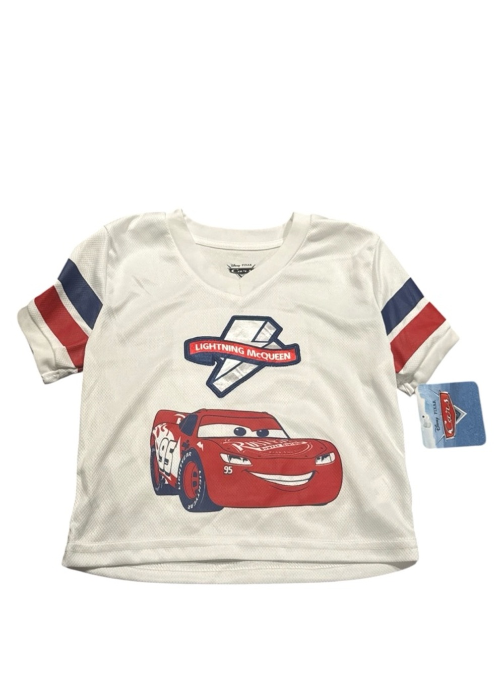 Disney Cars Lightning McQueen Toddler Boys 3pc Tees & Pant Set Size 4T - Picture 3 of 10